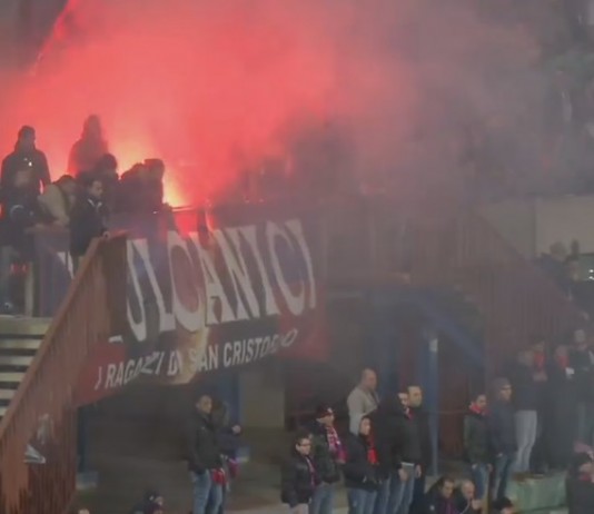 Catania vs Lecce, Curva Nord